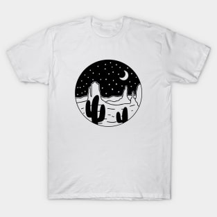 Nature Desert Cosmic Night T-Shirt